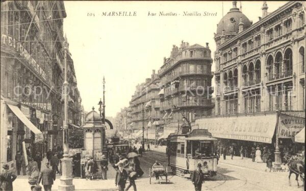 Strassenbahn Marseille Rue Noailles