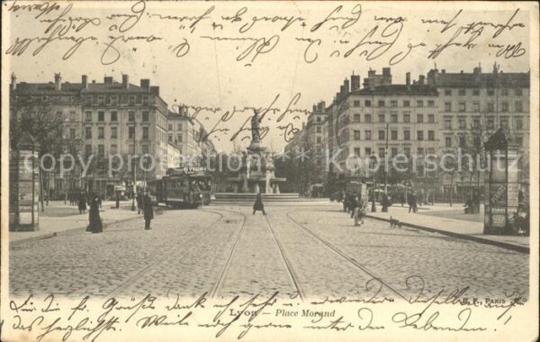Strassenbahn Lyon Place Morand