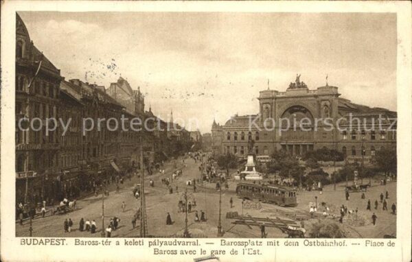 Strassenbahn Budapest Barossplatz Ostbahnhof