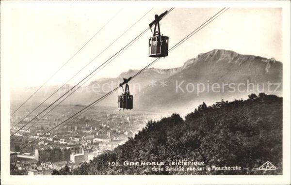 Seilbahn Bastille Moucherotte Grenoble