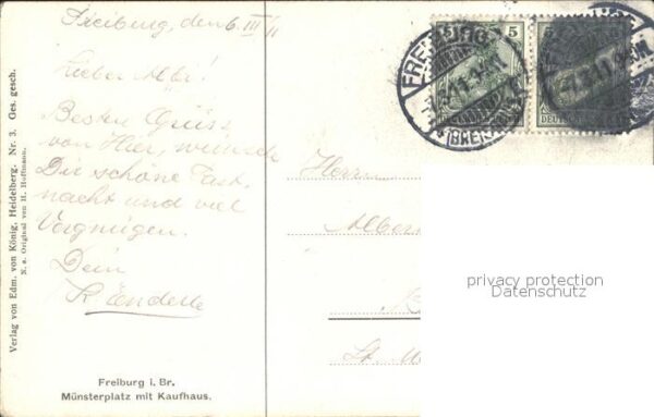 Hoffmann Heinrich Nr. 3 Freiburg im Breisgau Münsterplatz – Bild 2