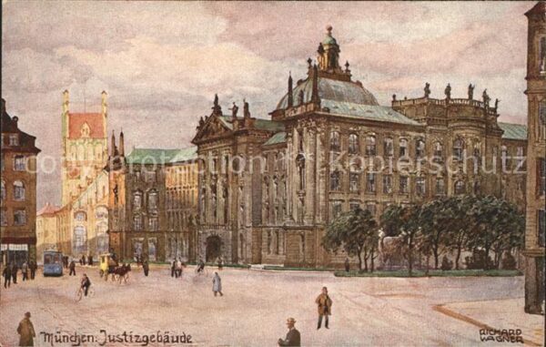 Wagner Richard Kuenstler München Justizgebäude Nr. 40