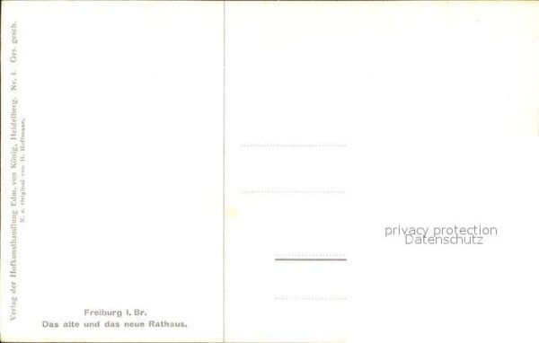 Hoffmann Heinrich Freiburg im Breisgau Altes und neues Ra – Bild 2