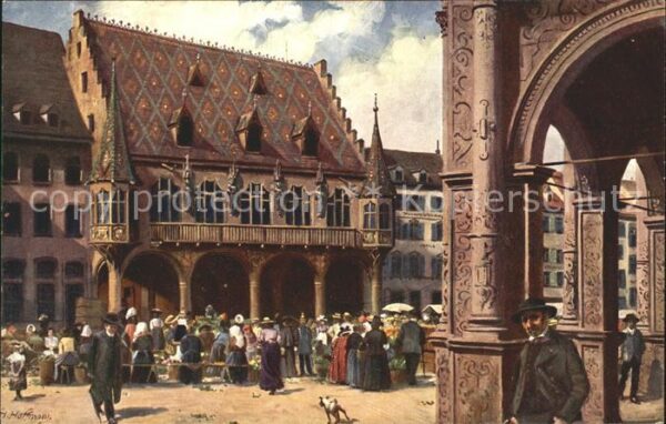 Hoffmann Heinrich Freiburg im Breisgau Münsterplatz Kaufh
