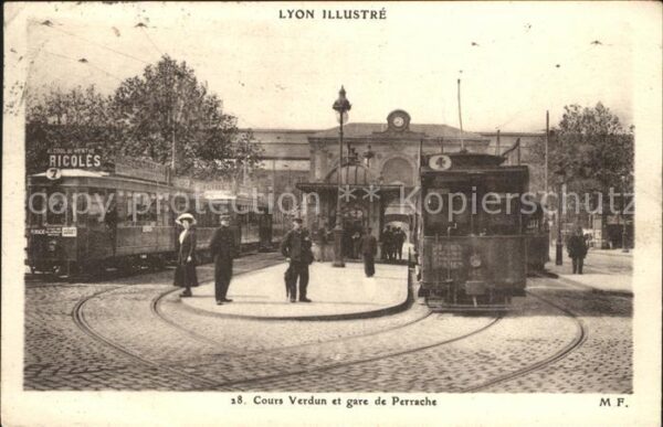 Strassenbahn Lyon Cours Verdun Gare de Perrache