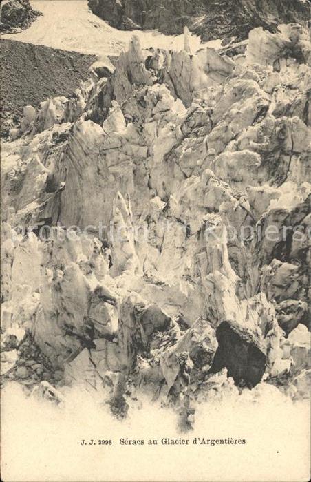 Gletscher Seracs Glacier d_Argentieres