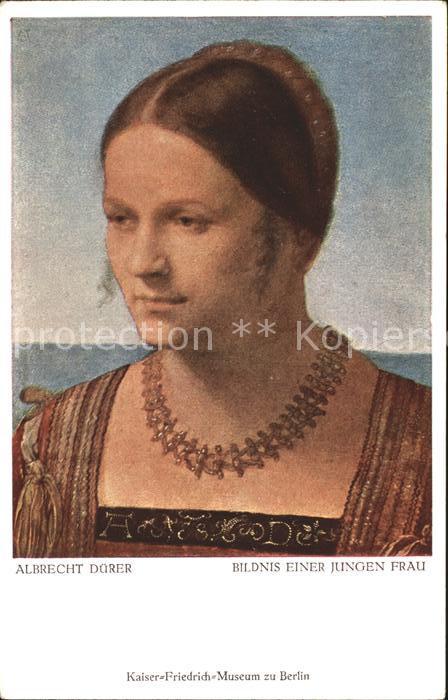 Duerer Albrecht Nuernberg Bildnis einer jungen Frau