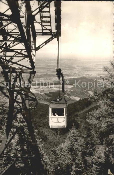 Seilbahn Schauinsland Freiburg Rheintal Vogesen
