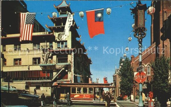 Strassenbahn San Frnacisco Chinatown