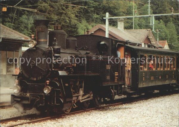 Lokomotive Dampflok HG 3/3 1067 Ballenberg-Dampfba