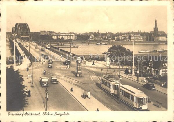 Strassenbahn Düsseldorf-Oberkassel Luegplatz