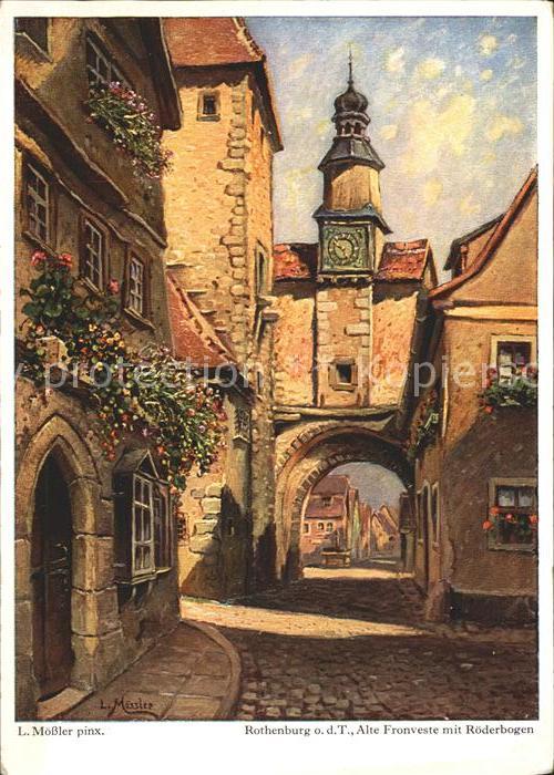Moessler L. Rothenburg ob der Tauber Alte Fronveste