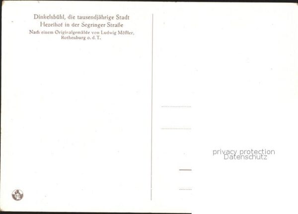 Moessler L. Dinkelsbühl Hezelhof Segringer Strasse – Bild 2