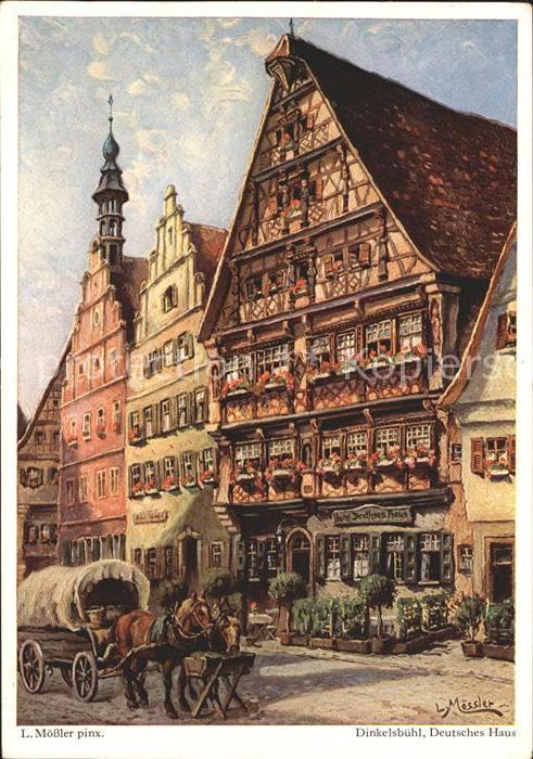 Moessler L. Dinkelsbühl Deutsches Haus