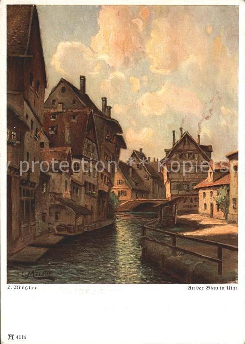 Moessler L. An der Blau in Ulm