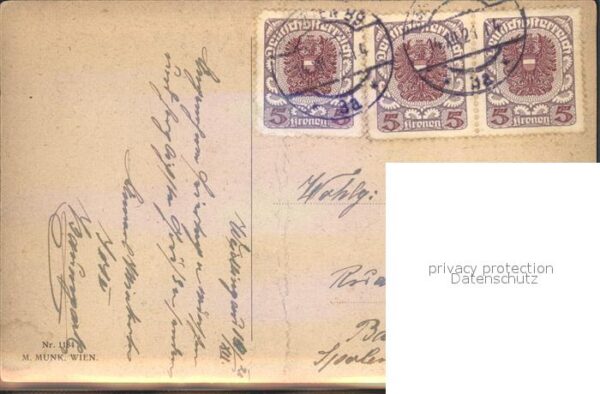 Munk M. Wien Vienne Nr. 1184 Mohnblumen Margeriten – Bild 2
