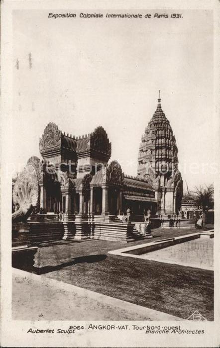 Exposition Coloniale Paris 1931 Angkor-Vat