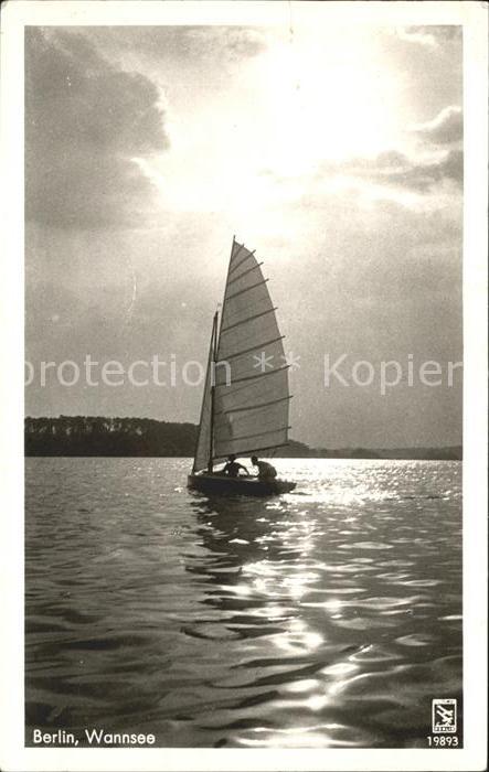 Segelboote Berlin Wannsee