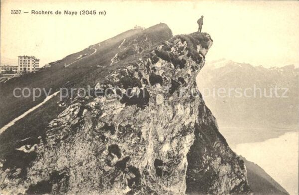 Bergsteigen Klettern Rochers de Naye