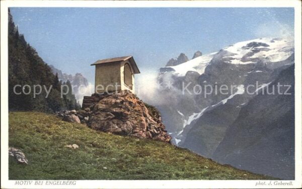 Foto Gaberell J. Nr. 2685 Motiv bei Engelberg