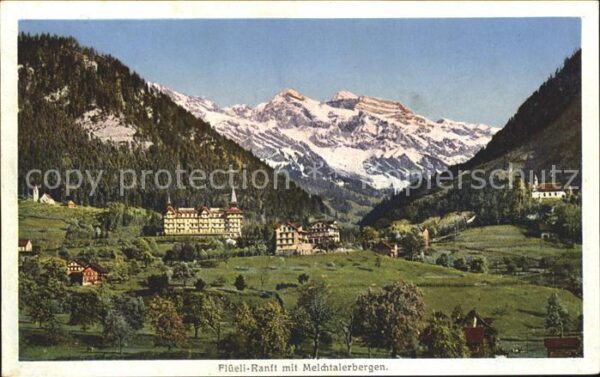 Foto Gaberell J. Nr. 2064 Flüeli-Ranft Melchtalerbergen