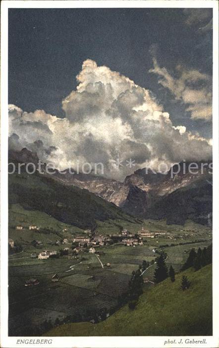 Foto Gaberell J. Nr. 9175 Engelberg