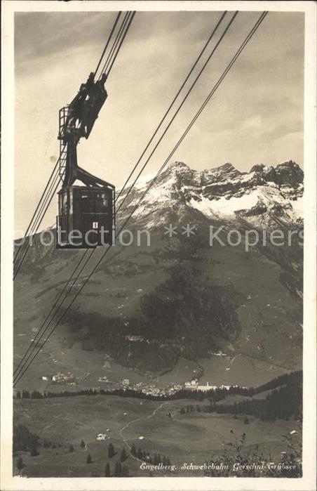 Seilbahn Gerschni-Trübsee Engelberg