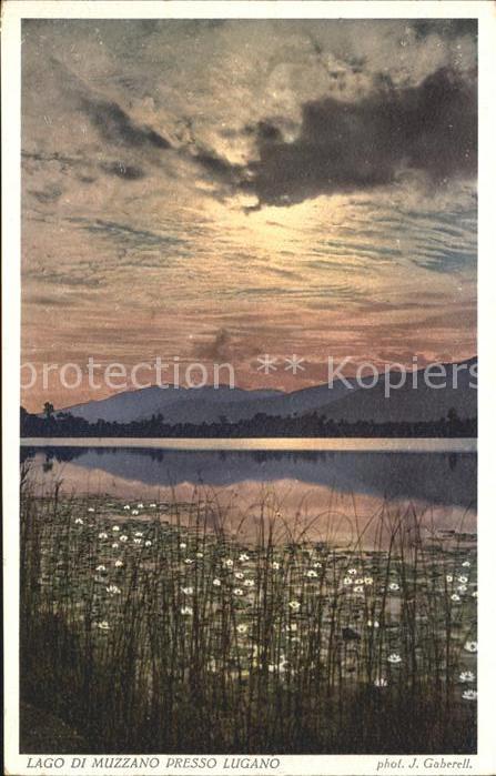 Foto Gaberell J. Nr. 7280 Lago di Muzzano