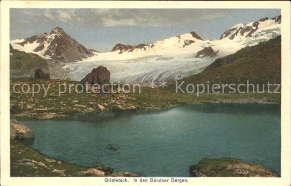 Gletscher Grialetsch Bündner Bergen