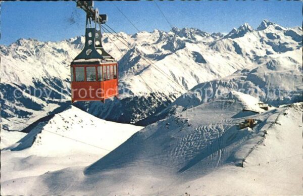 Seilbahn Weissfluhgipfel Davos-Parsenn Silvretta