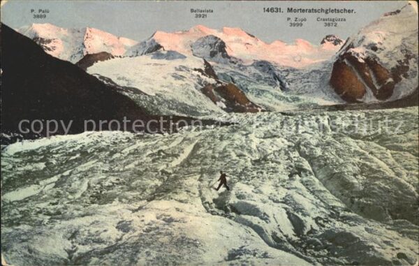 Gletscher Morteratschgletscher