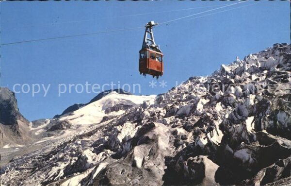 Seilbahn Längfluh Saas-Fee Feegletscher