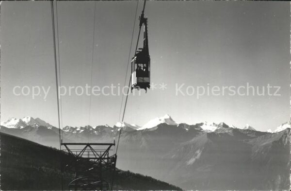 Seilbahn Leukerbad-Gemmipass Mischabel Weisshorn