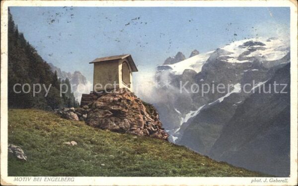 Foto Gaberell J. Nr. 2685 Motiv bei Engelberg