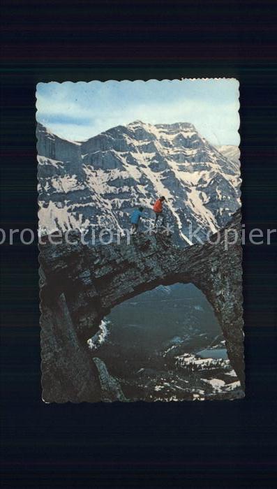 Bergsteigen Klettern Bridge of the Mastodons Alberta Canada