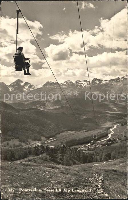 Sessellift Alp Languard Pontresina