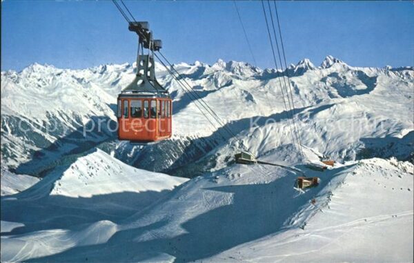 Seilbahn Parsenn-Weissfluhgipfel Davos Piz Linar