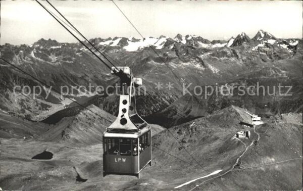 Seilbahn Weissfluhgipfel Davos-Parsenn Silvretta