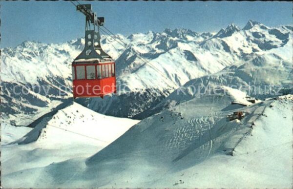 Seilbahn Weissfluhgipfel Davos-Parsenn Weissfluh