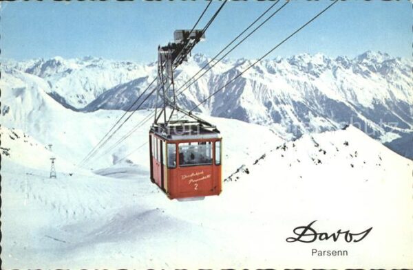 Seilbahn Weissfluhjoch-Parsennhütte Rhätikonkett