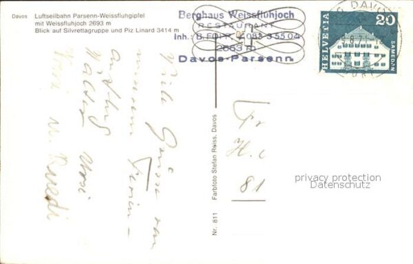 Seilbahn Parsenn-Weissfluhgipfel Weissfluhjoch P – Bild 2