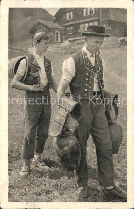 Sennerei Senn Älpler Toggenburg Treichel