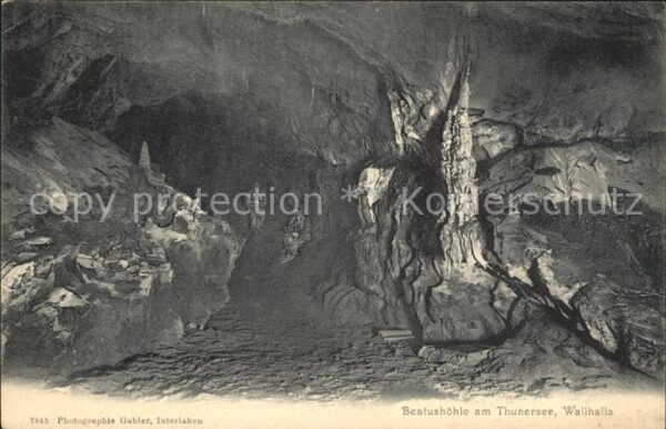 Hoehlen Caves Grottes Beatushöhle Thunersee Wallhalla