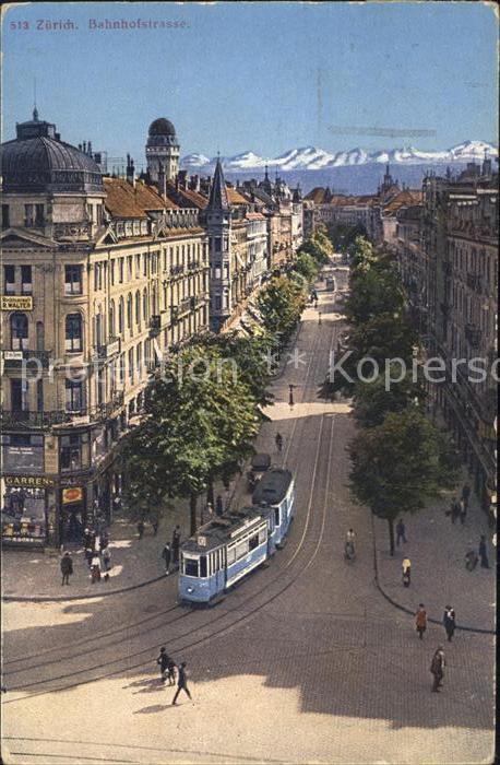Strassenbahn Zürich Bahnhofstrasse