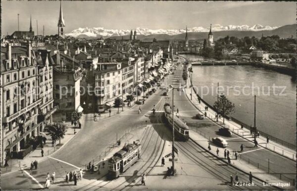 Strassenbahn Zürich Limmatquai