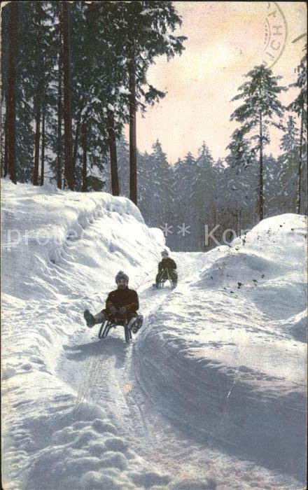 Schlitten Schnee