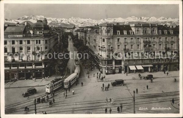 Strassenbahn Zürich Bahnhofstrasse
