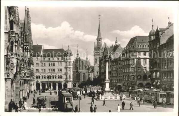 Strassenbahn München Marienplatz