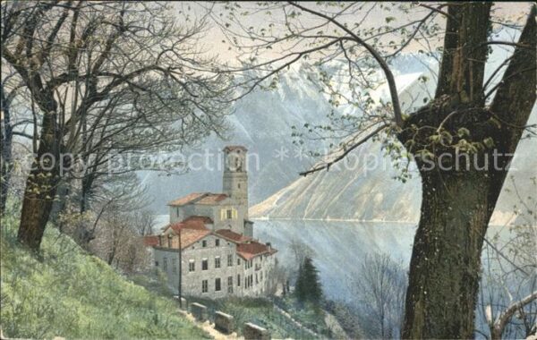 Verlag Photochromie Nr. 1605 Lugano Landschaft