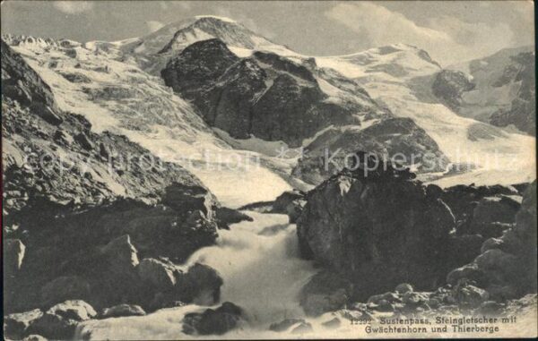 Gletscher Sustenpass Steingletscher Gwächtenhorn